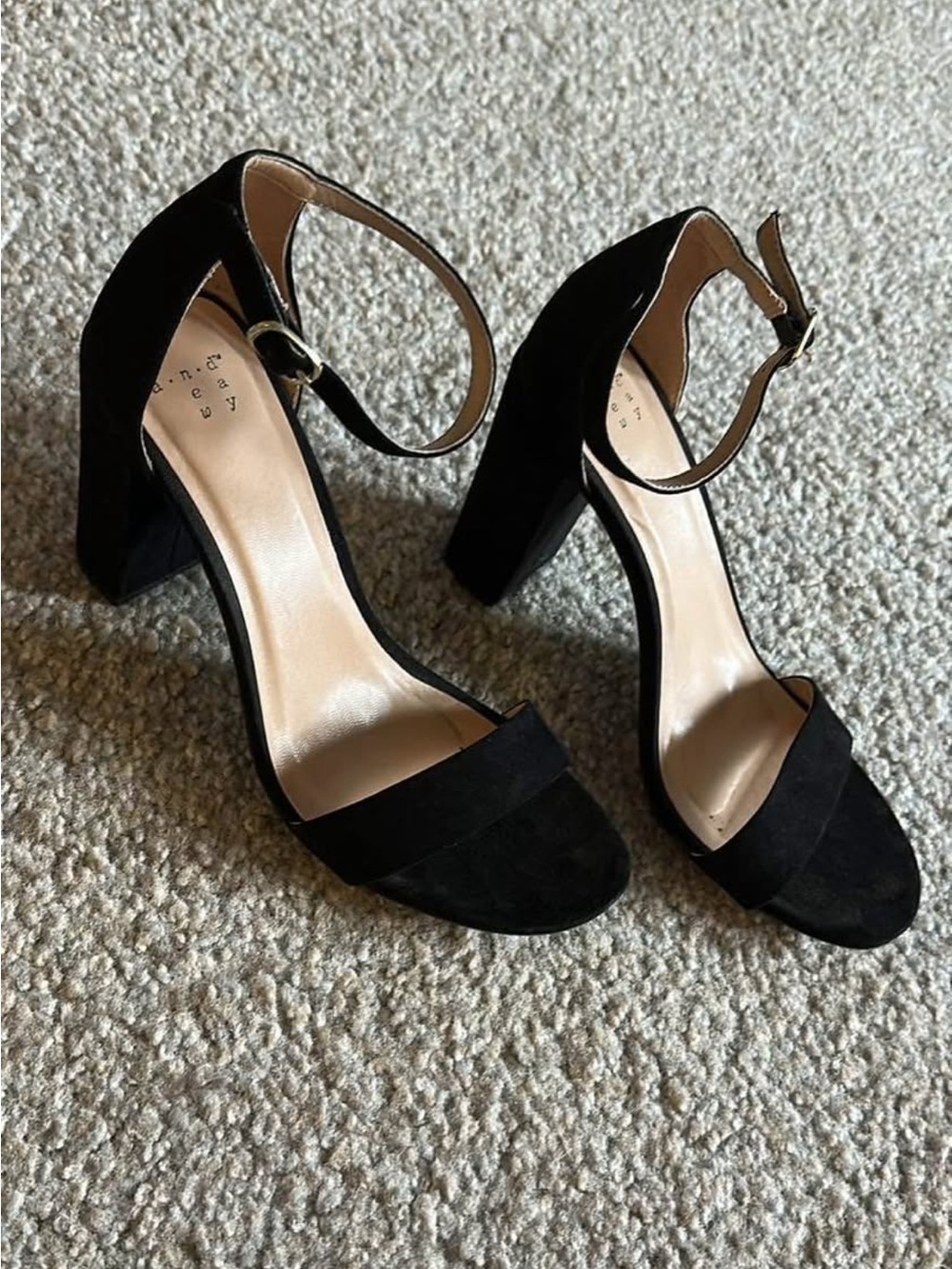 Velvet heels